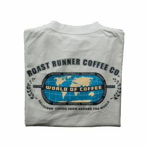 เสื้อยืดทรง Oversized Unisex Roast Runner “Caffeine Journey” T-Shirt